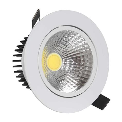 W Led Cob Spot Down Light With Transformer White Ring