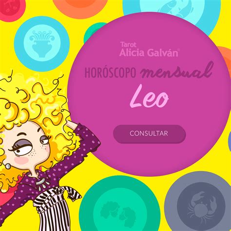 Hor Scopo Mensual Leo Alicia Galv N Leo Zodiac Cards