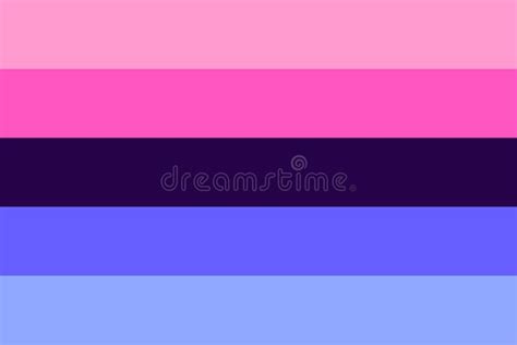 Lgbtq Rights Pride Flag Of Omnisexual Pride Flag Vector Stock