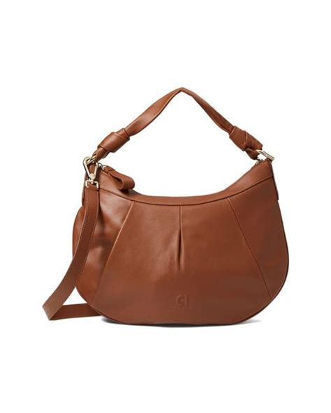 Cole Haan Aponte Slouch Hobo In Brown Lyst