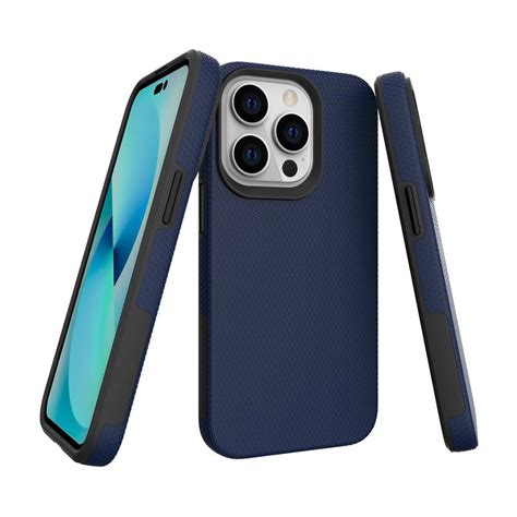 Double Case Para IPhone 14 Pro Max Azul Marinho Capa IWill Dura