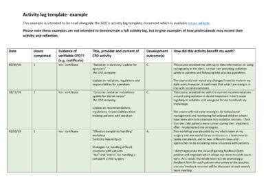 Activity Log - 14+ Examples, Format, Pdf