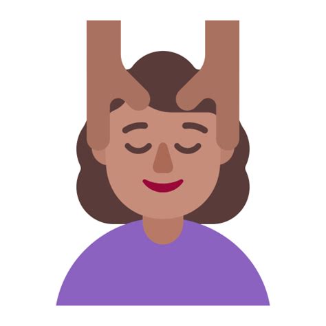 Woman Getting Massage Flat Medium Icon Fluentui Emoji Flat Iconpack