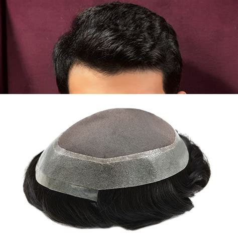 Amazon Toupee For Men Hair System Replacement Mens Human Hair