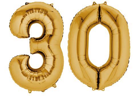 Palloncino Foil Numero Oro Metallizzato Cm Party Ch