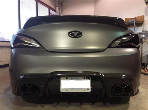 Hyundai Genesis Coupe Vis Vip Carbon Fiber Rear Lip