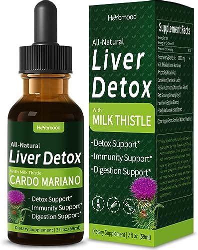 Herbmood Milk Thistle Liver Detox Drops For Fatty Liver