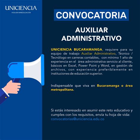 Convocatoria Cargos Administrativos - Junio 2024