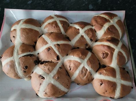 Chocolate Orange Hot Cross Buns Full As An Egg