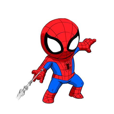 Spider Man Drawing Cartoon