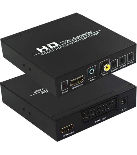 Scart To Hdmi Scart Converter Video Audio Box Hd Video Converter Scart To Hdmi Adapter With