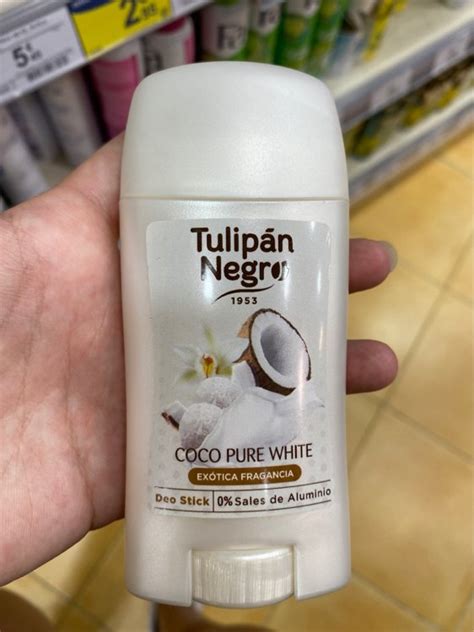 Tulipán Negro Deo Stick Coco Pure White Exótica Fragancia INCI Beauty