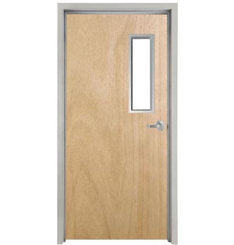 Wood Lite 36 In X 80 In Interior Right Hand Commercial Wood Door And