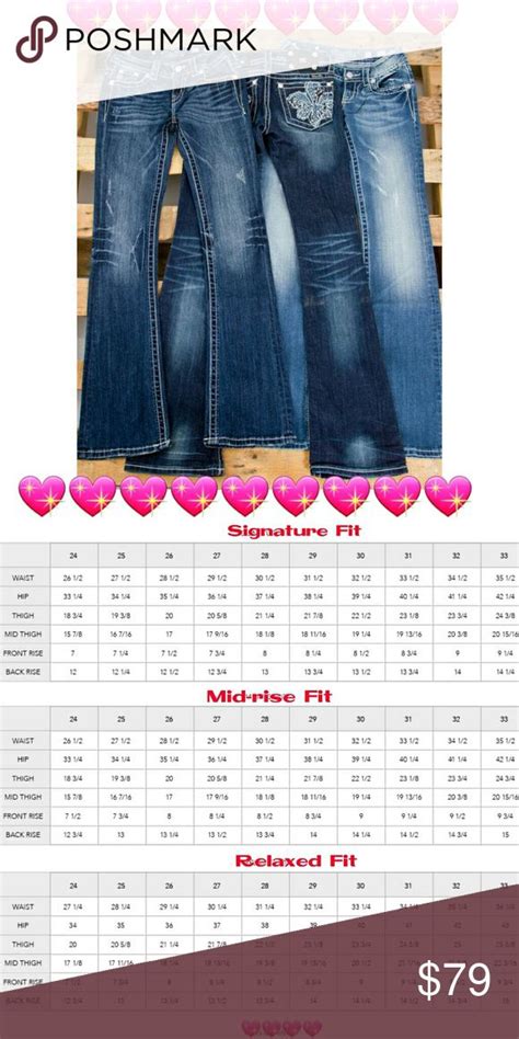 Miss Me Size Chart Only Jeans Size Chart Miss Me Jeans Sizes Miss Me Size Chart