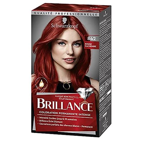 Schwarzkopf Brillance Coloration Permanente Intense Rouge Cachemire