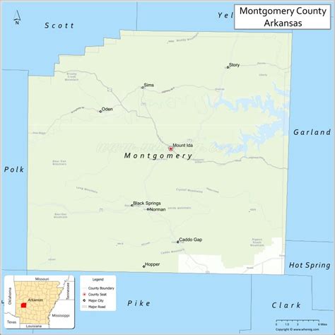 Montgomery County Map: Cities, Highways, and More