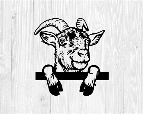 Goat Svg, Goat Clipart, Farm Animal Clipart. Dfx Eps Png Files Included ...