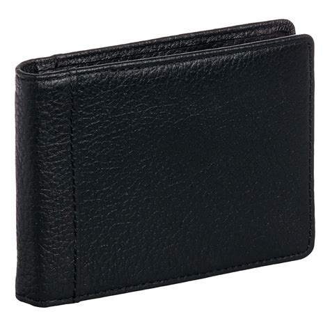 Trafalgar Mens Leather Slim Bifold Billfold Wallet W Interior Money