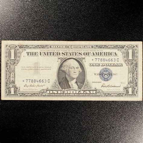 1957 $1 Silver Certificate Star Note - Numismax