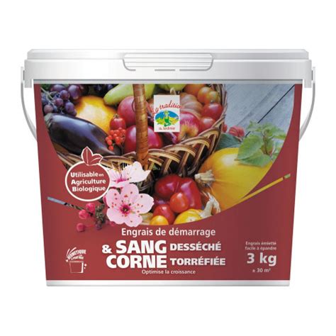 Engrais De Longueil Sang Desseche Et Corne 3 KG