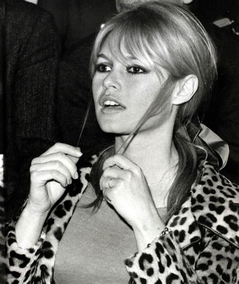 French Actress And Sex Symbol Brigitte Bardot Pictured In