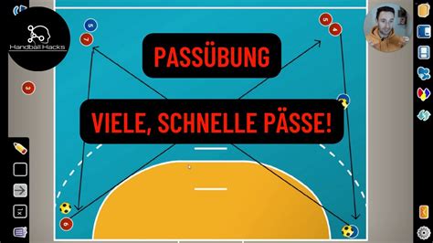 Passübung mit vielen schnellen Pässen Highspeed Übung für deine