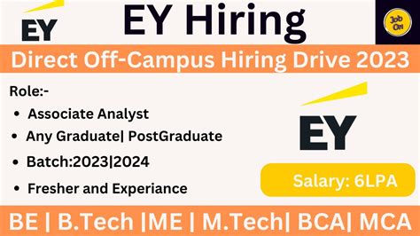 EY Off Campus Drive Hiring 2023 2022 2024 BATCH Apply Latest Job