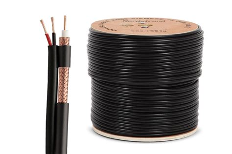 Câble coaxial siamois RG59 152 4 m Câble de vidéosurveillance pour