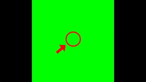 Green Screen K Red Circle Arrow Youtube