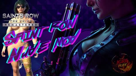 Saints Row The Third Remastered Nude Mod голый мод убрать пиксели