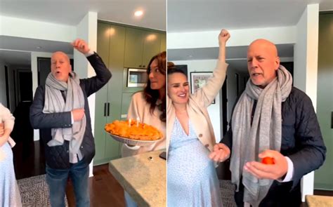 Cumplea Os Feliz Bruce Willis Y Lo Celebr Feliz Junto A Su Familia