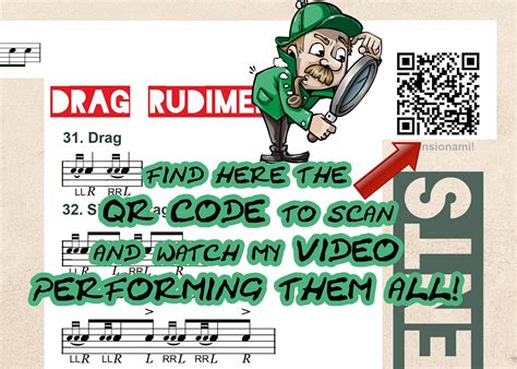 All 40 Rudiments Poster Digital Download Only - Printable Poster