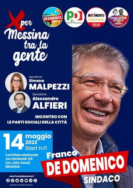 Amministrative Messina Malpezzi E Alfieri Pd Domani In Città A