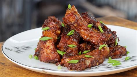 Asian Sticky Pork Ribs Sweet And Spicy Pork Ribs Bodian Life Youtube