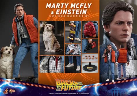 Hottoys Hot toys 全新 未開 現貨 回到未來 back to the future 主角 MMS 573 MMS573 Marty McFly and Einstein Set