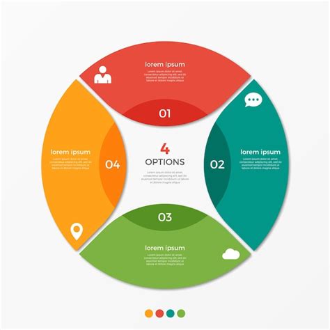 Premium Vector Circle Chart Infographic Template With Options For