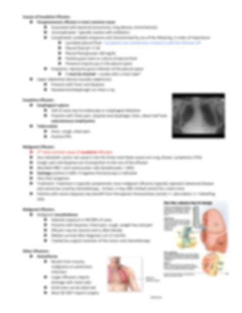 Solution Pleural Effusion Clinical Medicine Studypool