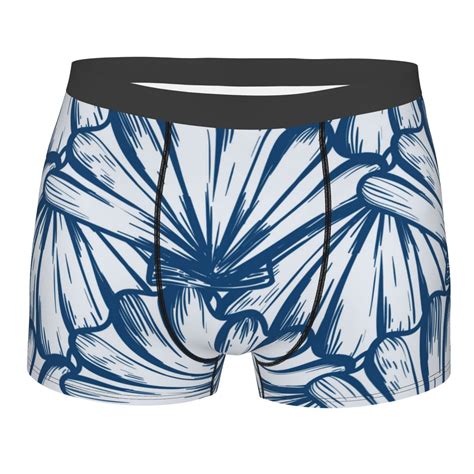 Lukts Blue Shells Men S Underwear Covered Waistband Boxer Briefs