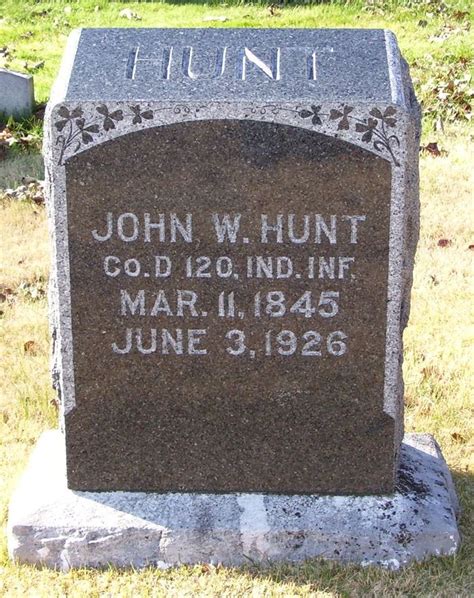 Pvt John Wesley Hunt 1845 1926 Find A Grave Memorial