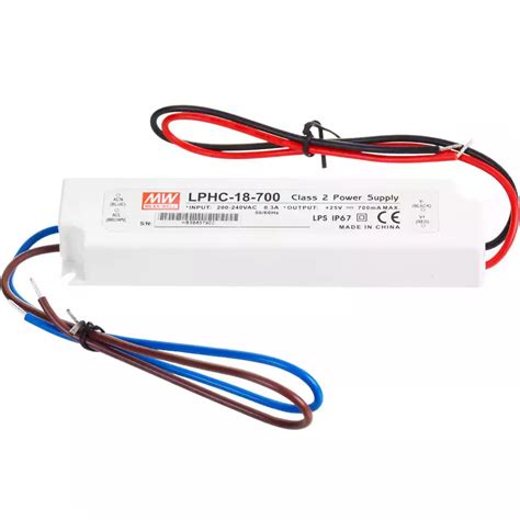 LED درایور LPHC 18 700 Meanwell power