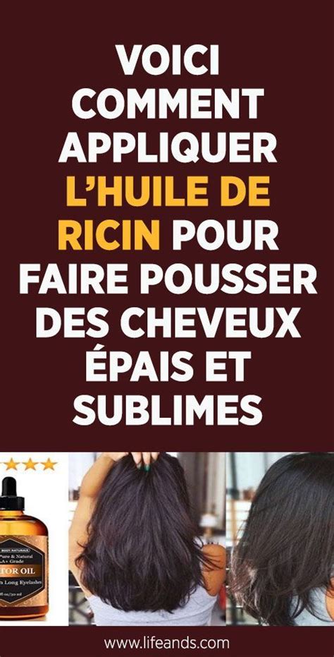 Voici Comment Utiliser L’huile De Ricin Pour Rendre Les Cheveux épais Et Magnifiques Esprit