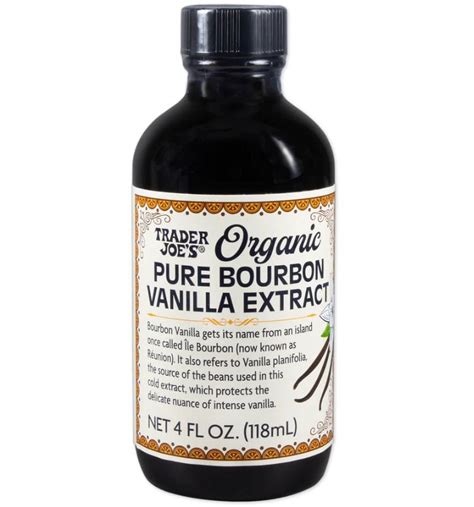 Trader Joe S Organic Pure Bourbon Vanilla Extract Ounce Walmart