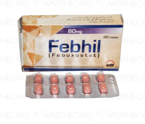 Febhil Tab 80mg 20s