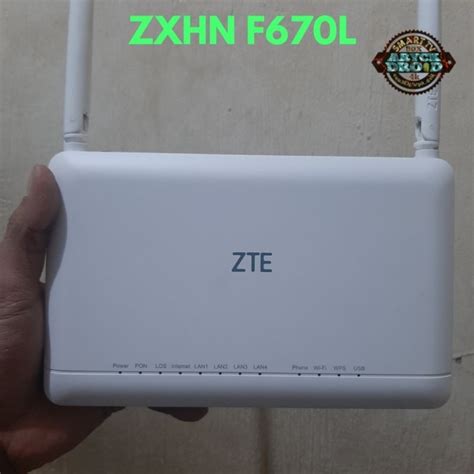 Jual Wifi Router ONT Zte ZXHN F670L Support Dual Band 5G Shopee Indonesia