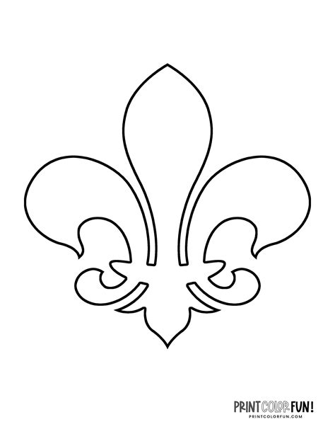 Fleur De Lis Stencil Printable Printable Templates