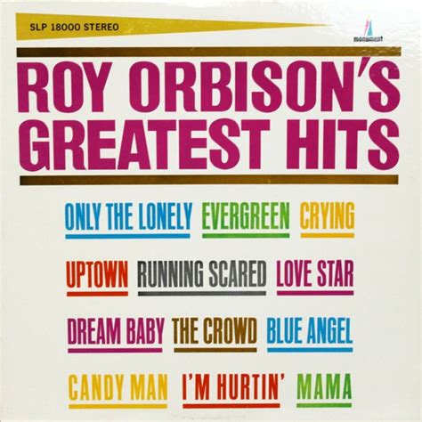 Roy Orbison – Roy Orbison's Greatest Hits – Vinyl (LP, Compilation ...