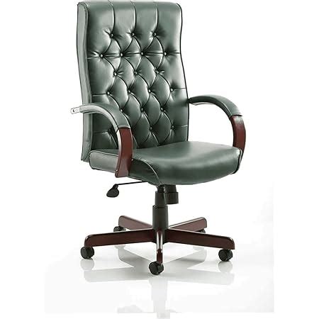 Angelis Bonded Leather Captains Chesterfield Style Managers Desk Chair