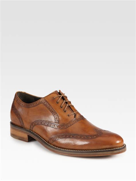 Lyst Cole Haan Air Madison Wingtip Oxfords In Brown For Men