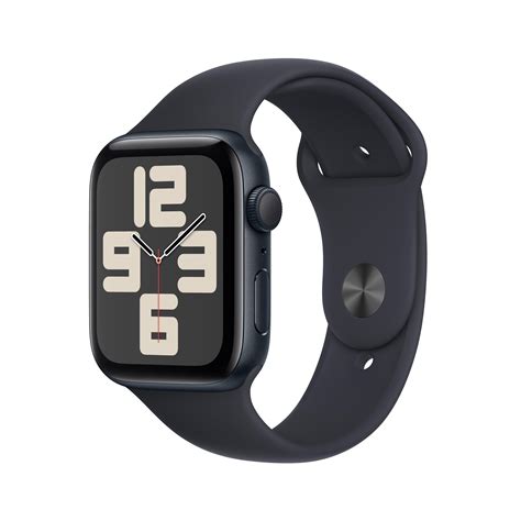 Apple Watch Se Gps 44mm Midnight Aluminium Case With Midnight Sport Ba