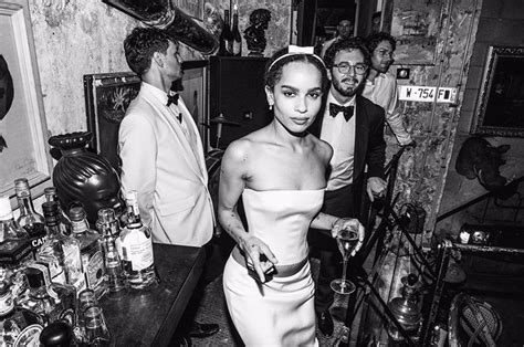 Zoe Kravitz Had A Second Wedding Dress By Alexander Wang